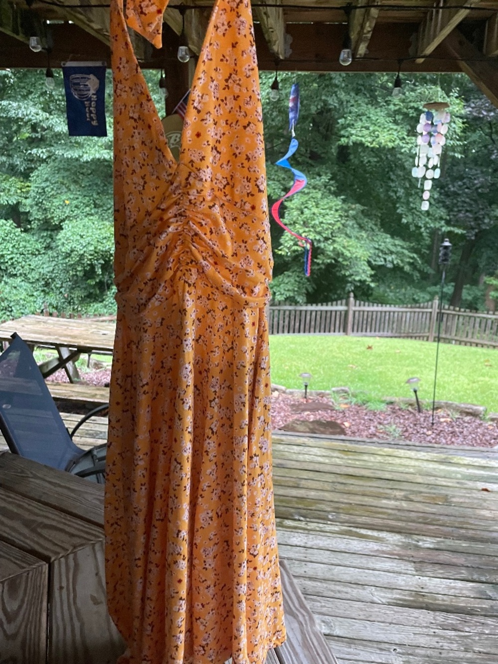 Spring/summer flattering  halter dress